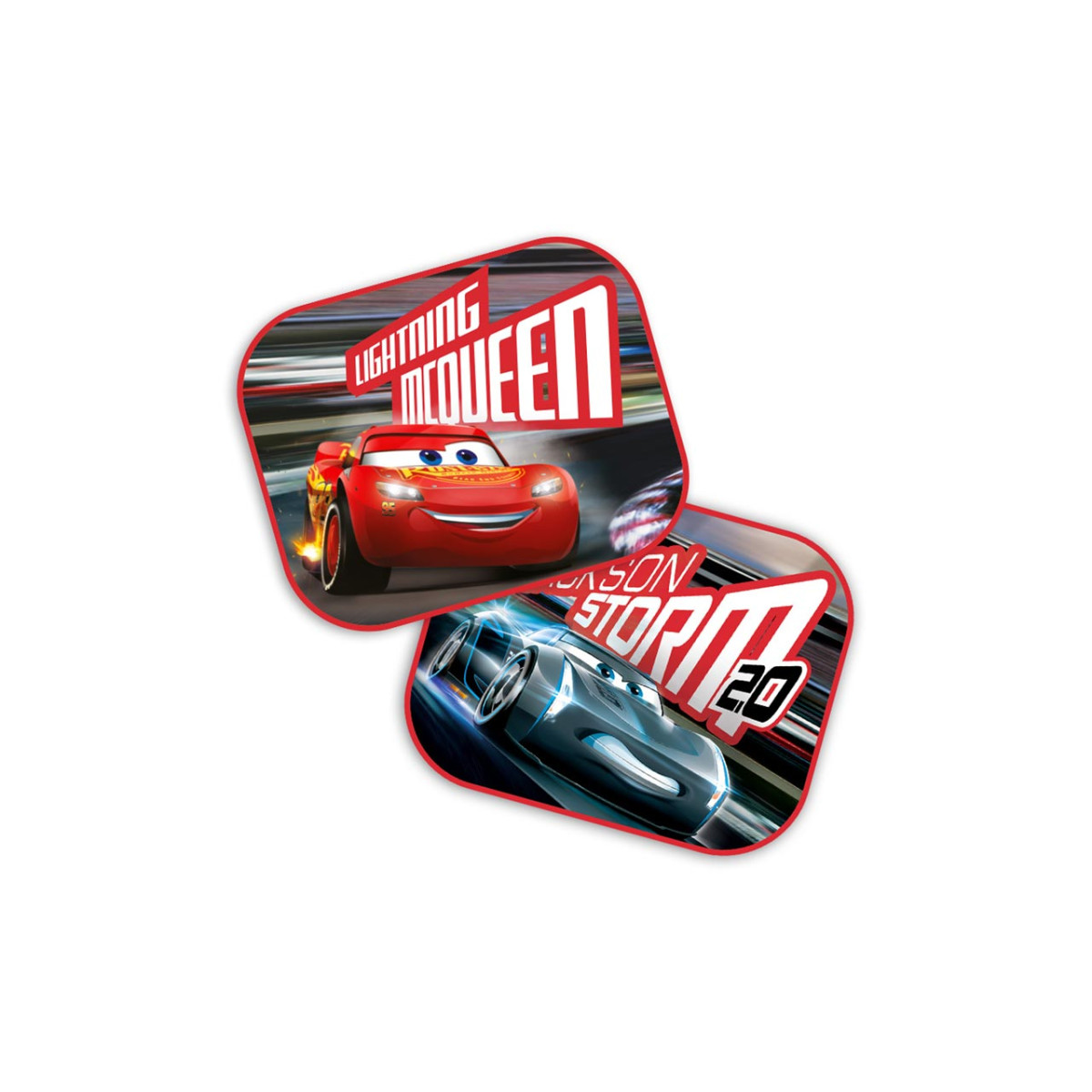 Seitliche Sonnenschutzrollos für Autos, 44 x 35 cm, 2 Stück, Cars 3