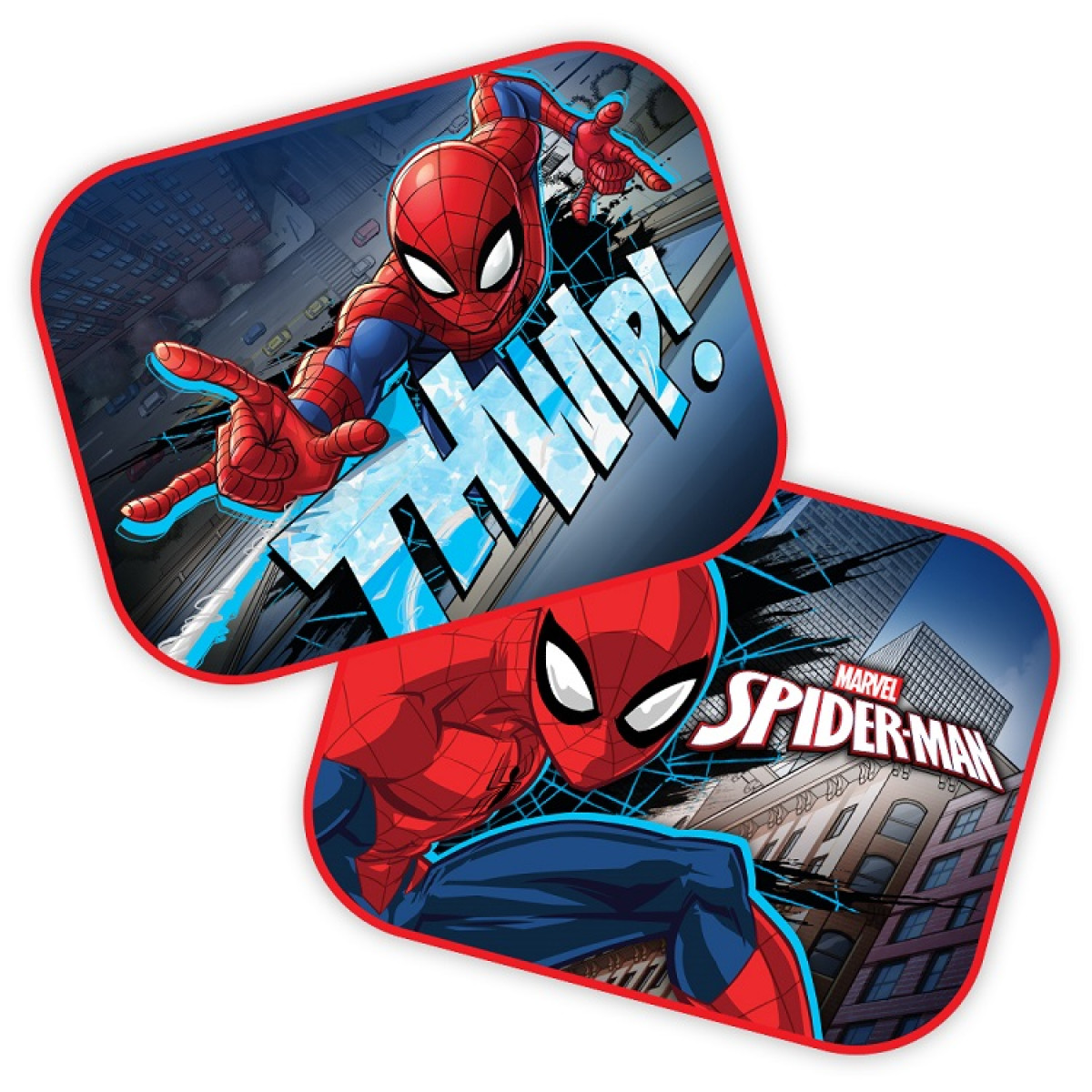 Seitliche Sonnenschutzrollos für Autos, 44 x 35 cm, 2 Stück, Spider-Man