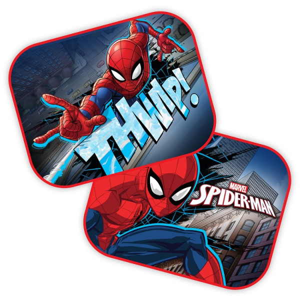 Seitliche Sonnenschutzrollos für Autos, 44 x 35 cm, 2 Stück, Spider-Man