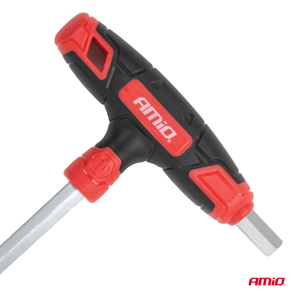 Sechskantschlüsselsatz mit T-Griff, 8-teilig. AMIO-04826