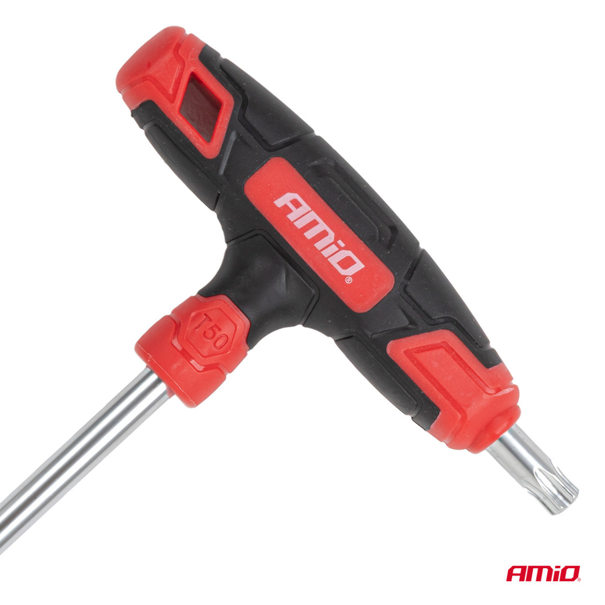 Torx-Schlüsselsatz mit T-Griff, 8-teilig. AMIO-04827