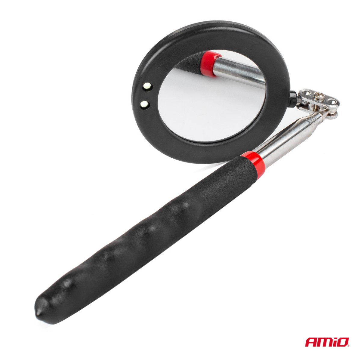 Teleskop-Inspektionsspiegel mit LED-Beleuchtung, AMIO-02840