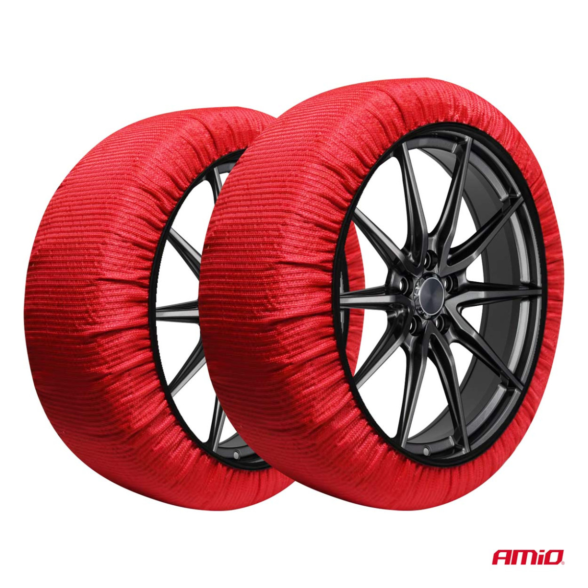 Textilschneeketten 3D, L, 2 Stück.