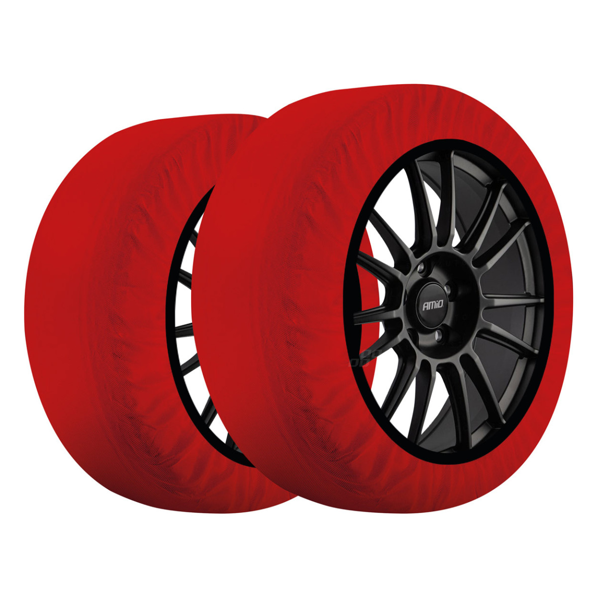 Textilschneeketten, Größe S, 2 Stück.