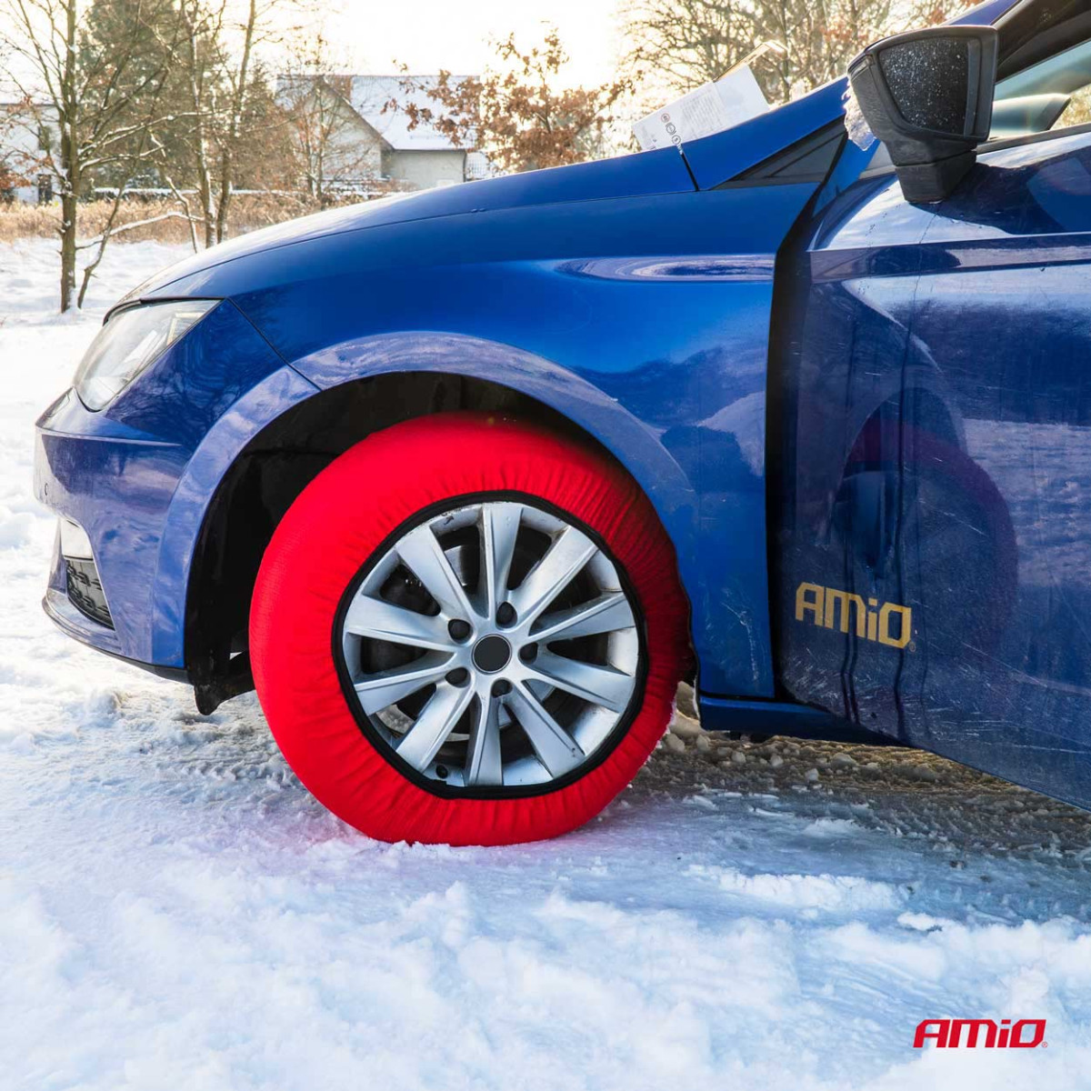 Textilschneeketten, Größe S, 2 Stück.