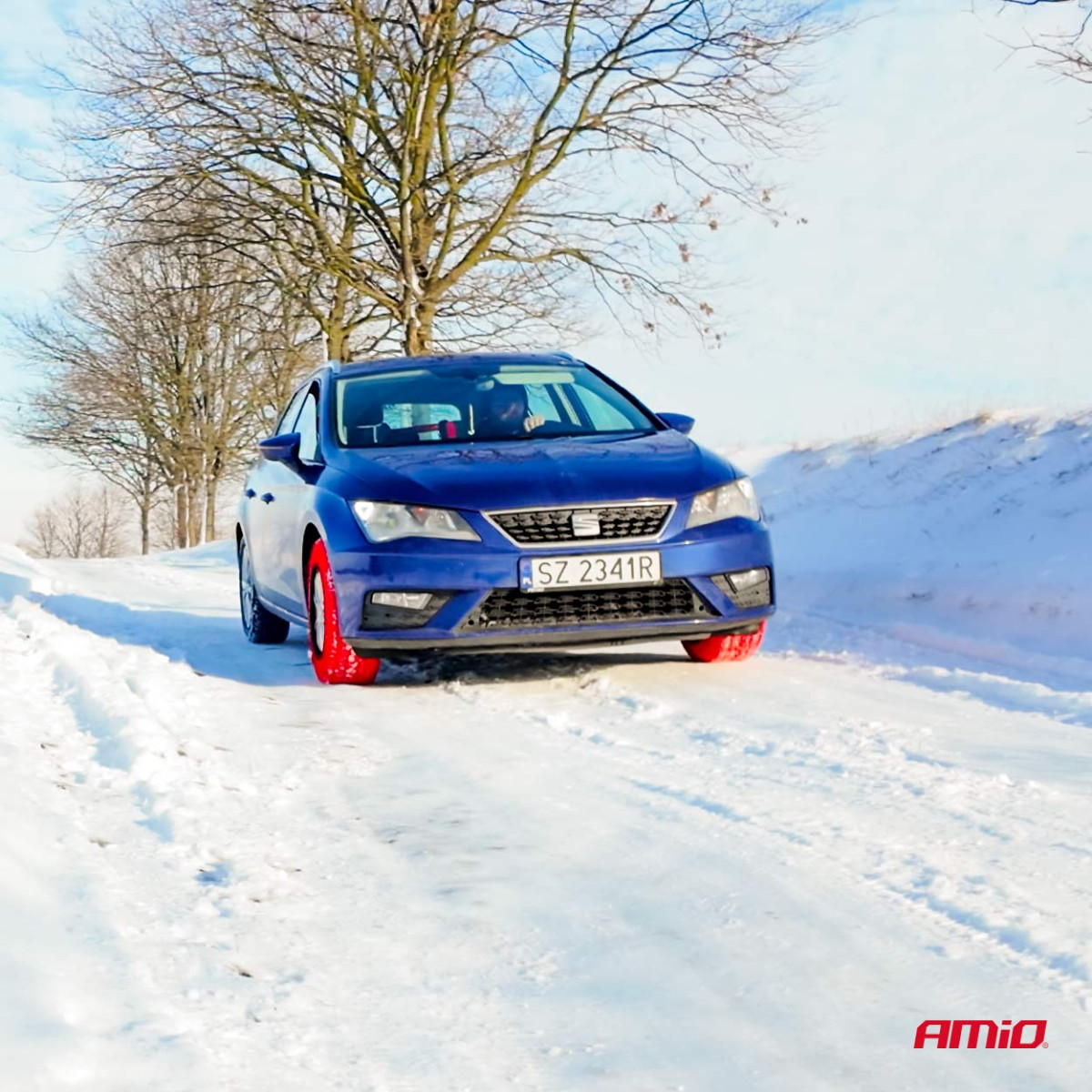 Textilschneeketten, Größe S, 2 Stück.