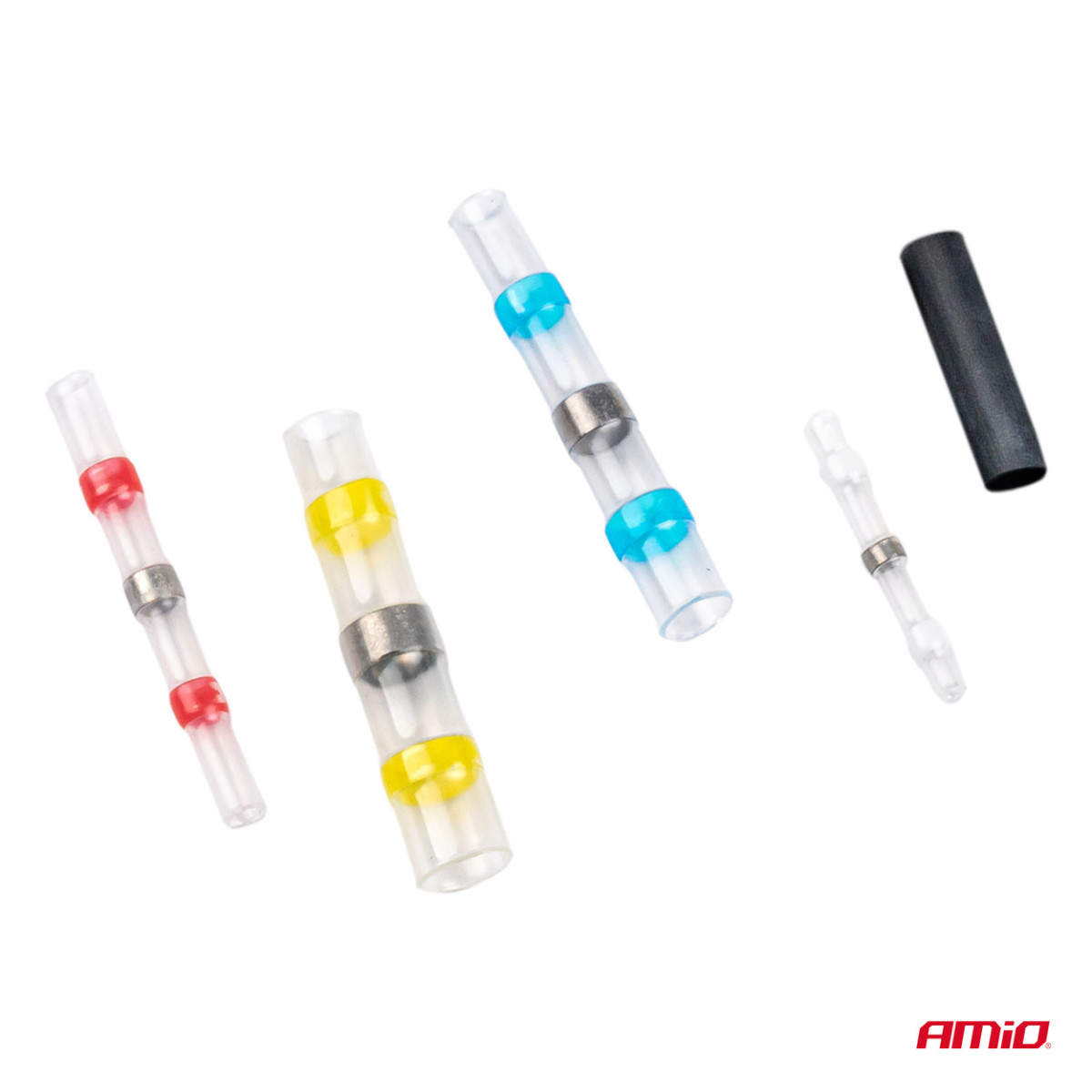 Lötverbindungen und Schrumpfschlauch-Set, 100 Stück, AMIO-03033