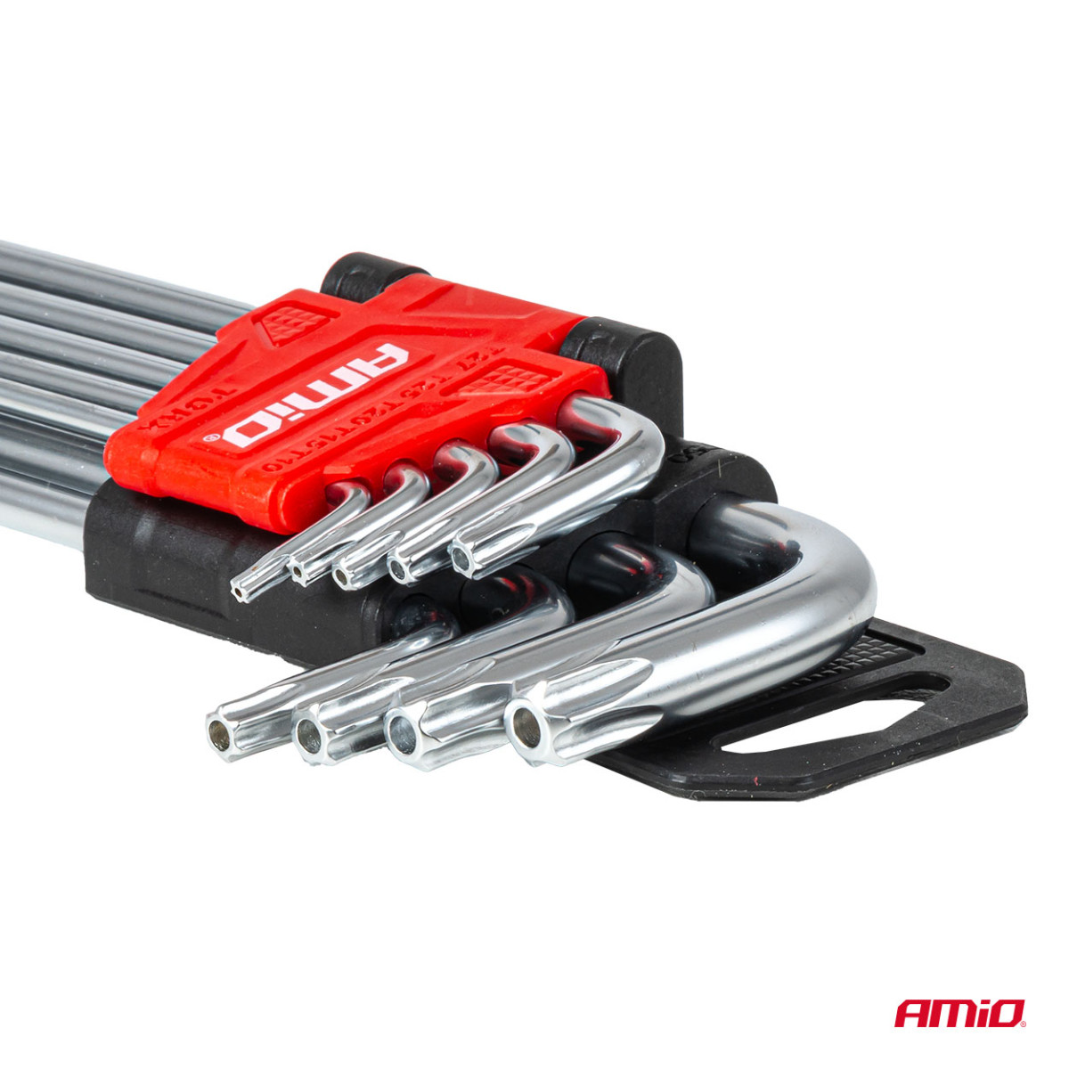 Lange TORX-Tasten, 230 mm, 9 Stück. TKL AMIO-01039