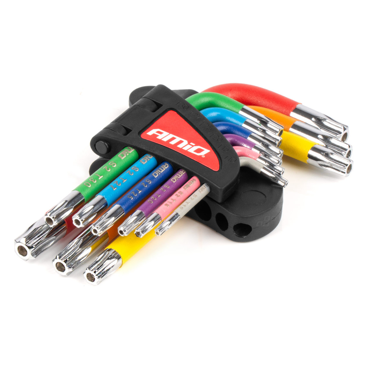 Kurze TORX-Schlüssel, 9 Stück, S2 AMIO-04300