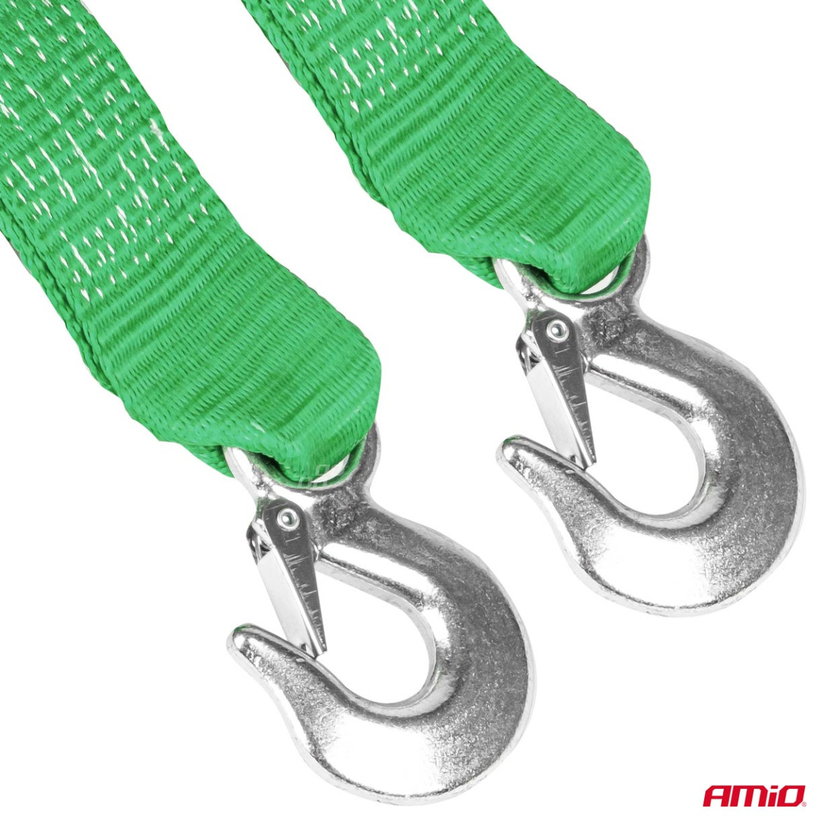 Abschleppgurt 8000 kg 70 mm 5 m Haken + Haken AMIO-03993