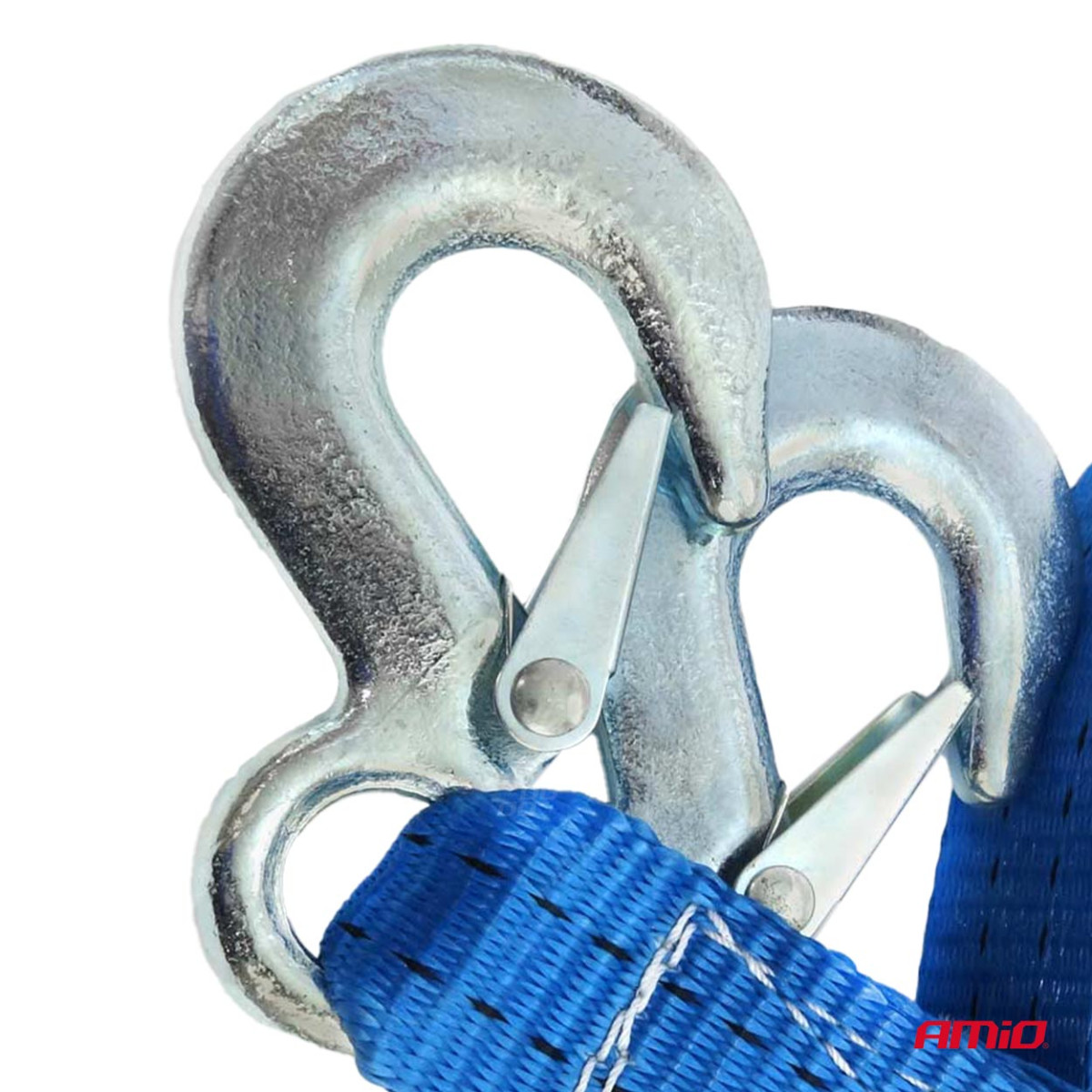 Flexible Anhängerkupplung 2500 kg 35 mm 4 m Haken+Haken AMIO-02009