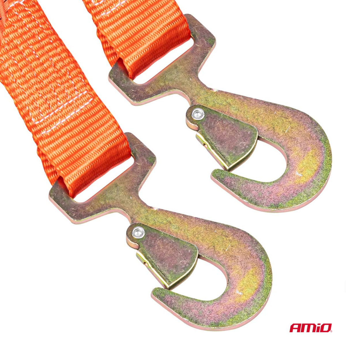 Flexible Anhängerkupplung 4500 kg 50 mm 4 m Haken+Haken AMIO-02010