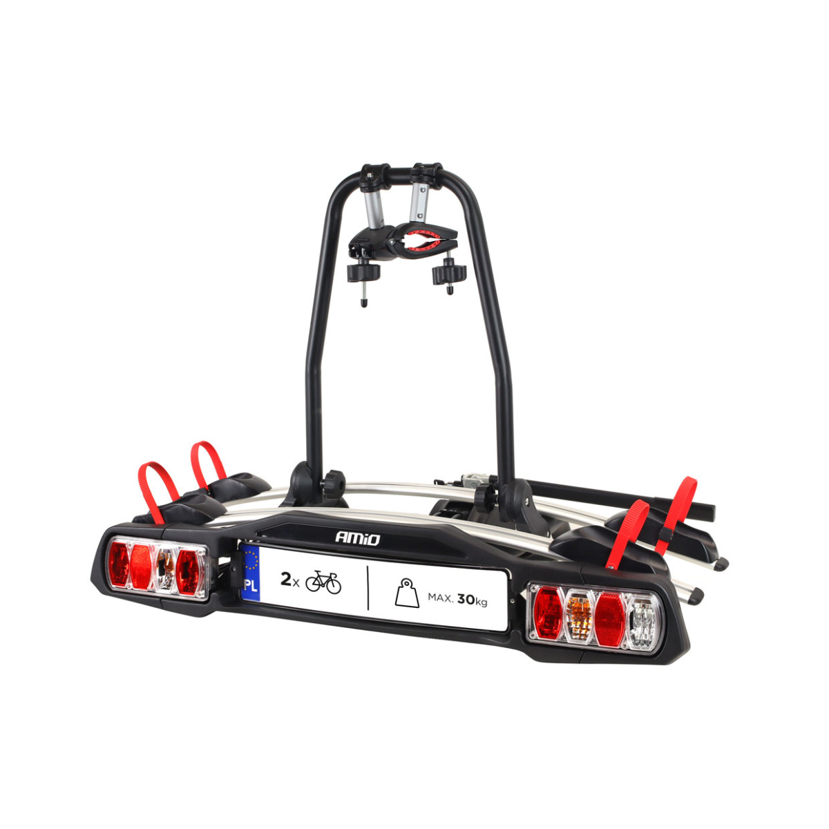 Fahrradhalterung fürs Auto mit Haken, für 2 Fahrräder TBC-01/2