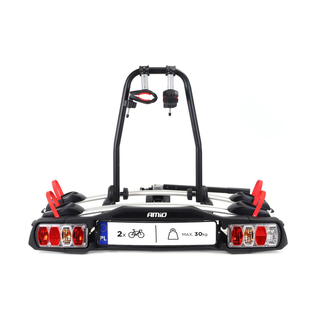 Fahrradhalterung fürs Auto mit Haken, für 2 Fahrräder TBC-01/2