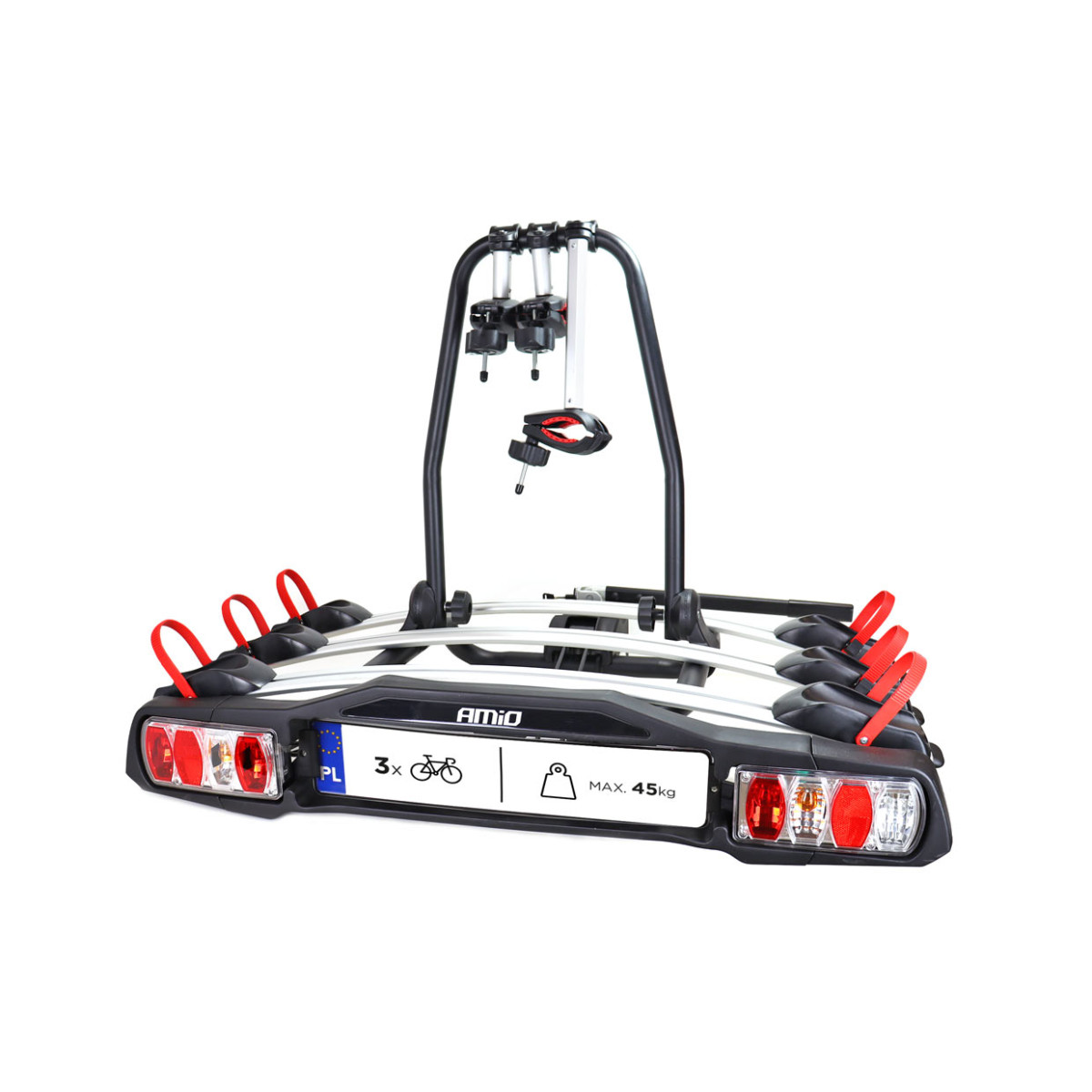 Auto-Fahrradträger mit Haken, für 3 Fahrräder TBC-01/3
