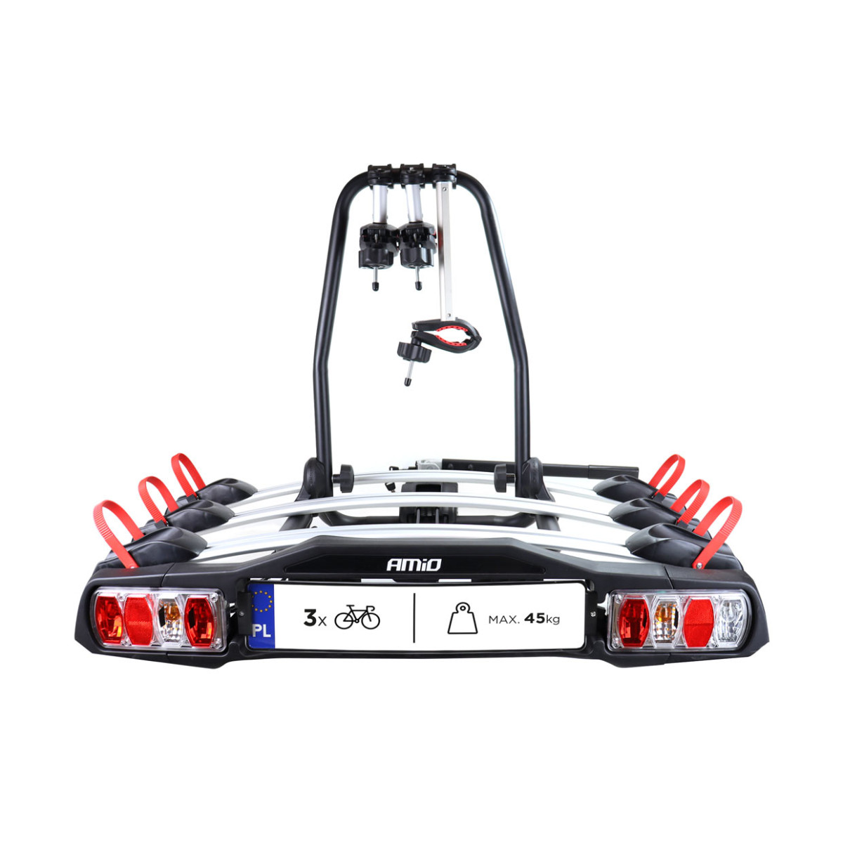 Auto-Fahrradträger mit Haken, für 3 Fahrräder TBC-01/3