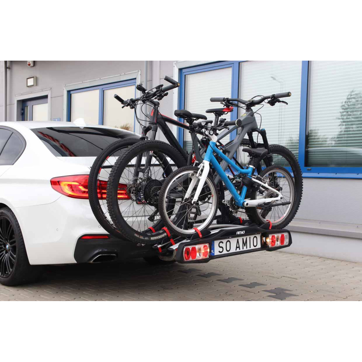 Auto-Fahrradträger mit Haken, für 3 Fahrräder TBC-01/3