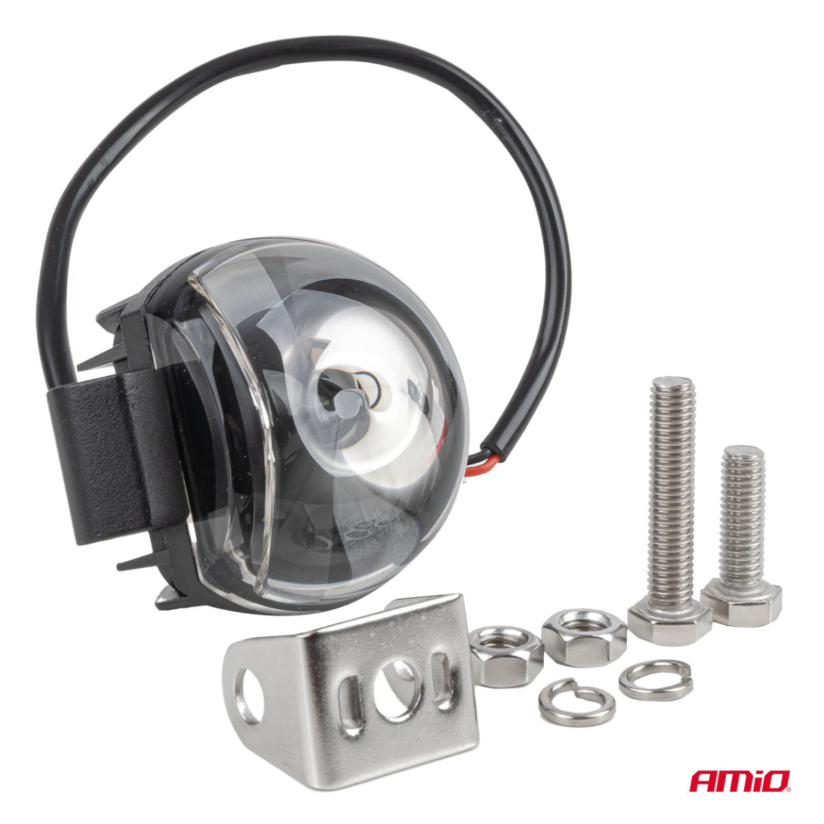 Sicherheitszonenleuchte für Gabelstapler, U-förmig mit rotem Licht, 10 W, 10–80 V, IP6K9K, AMIO-04867