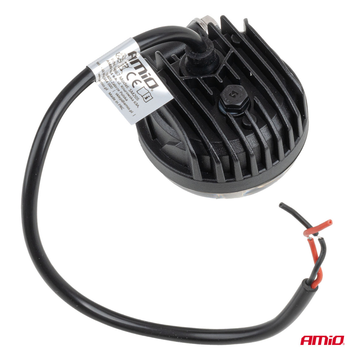 Sicherheitszonenleuchte für Gabelstapler, U-förmig mit rotem Licht, 10 W, 10–80 V, IP6K9K, AMIO-04867