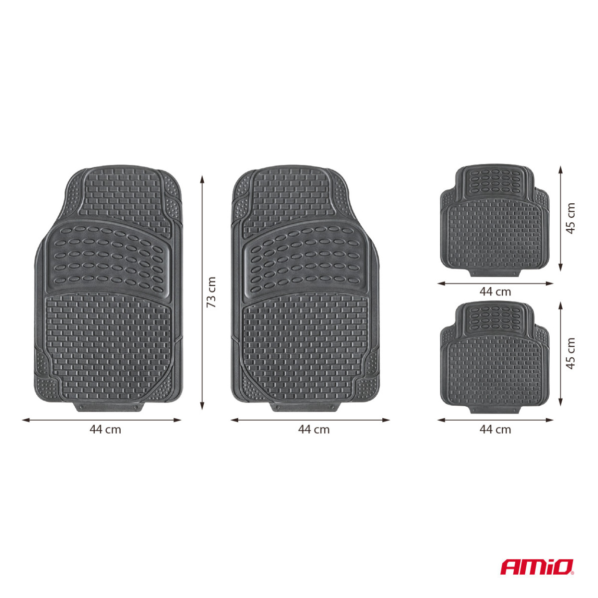 Universelle Automatten CM-04, 73x43 cm / 45x43 cm, AMIO-05015
