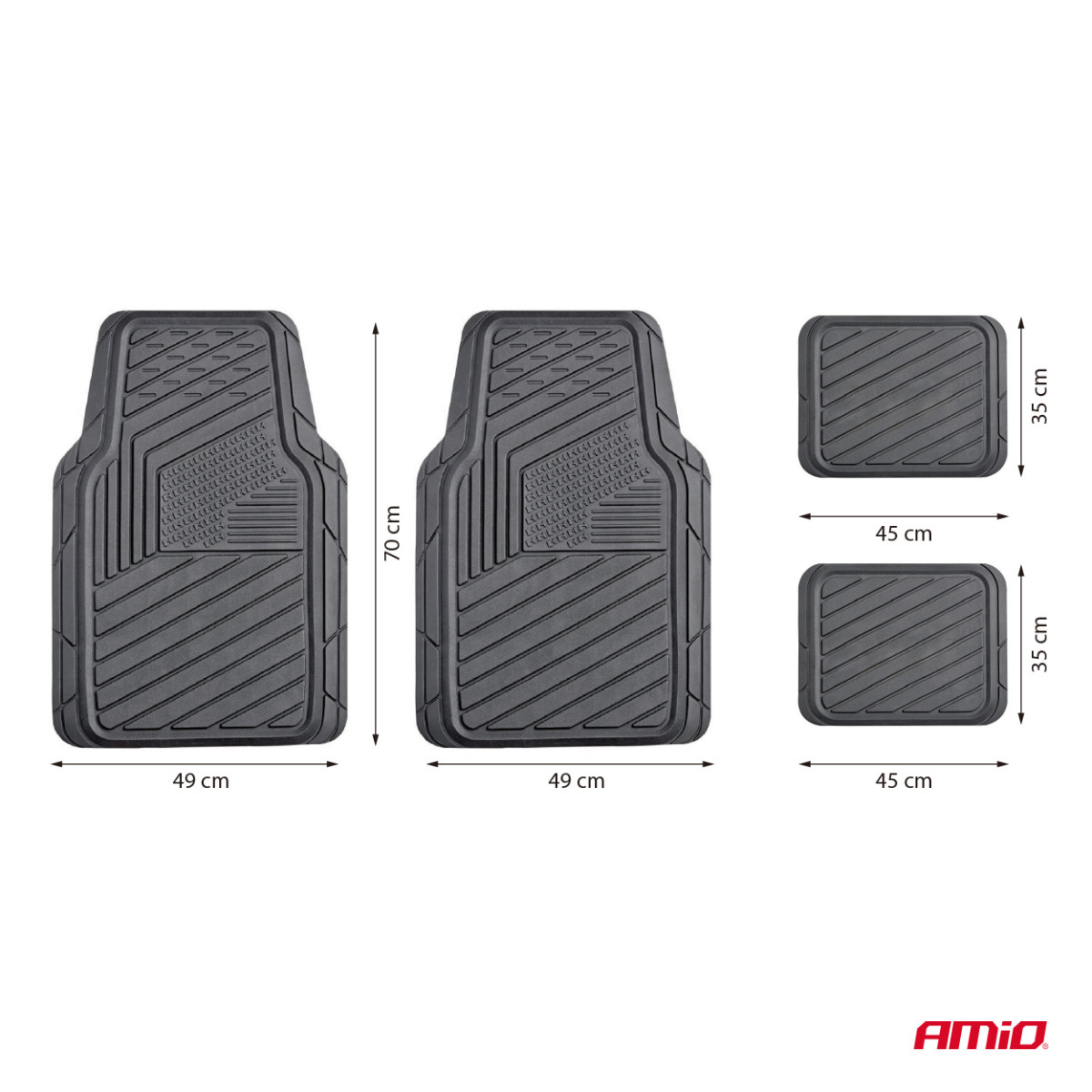 Universelle Automatten CM-05, 70,5 x 49 cm / 35 x 45,5 cm, AMIO-05016