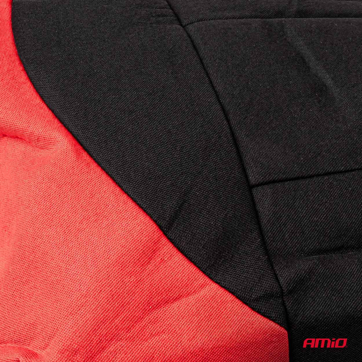 Universelle Sitzbezüge SC-10 - schwarz/rot