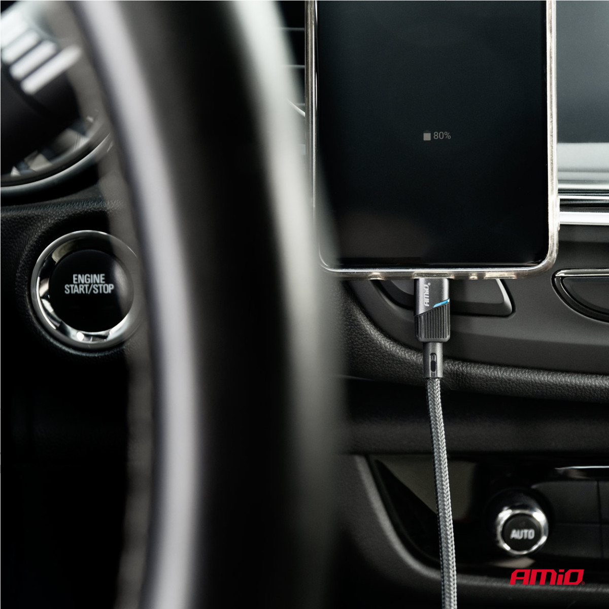 USB-C-zu-USB-C-Kabel 60 W 200 cm FullLINK AMIO-03927