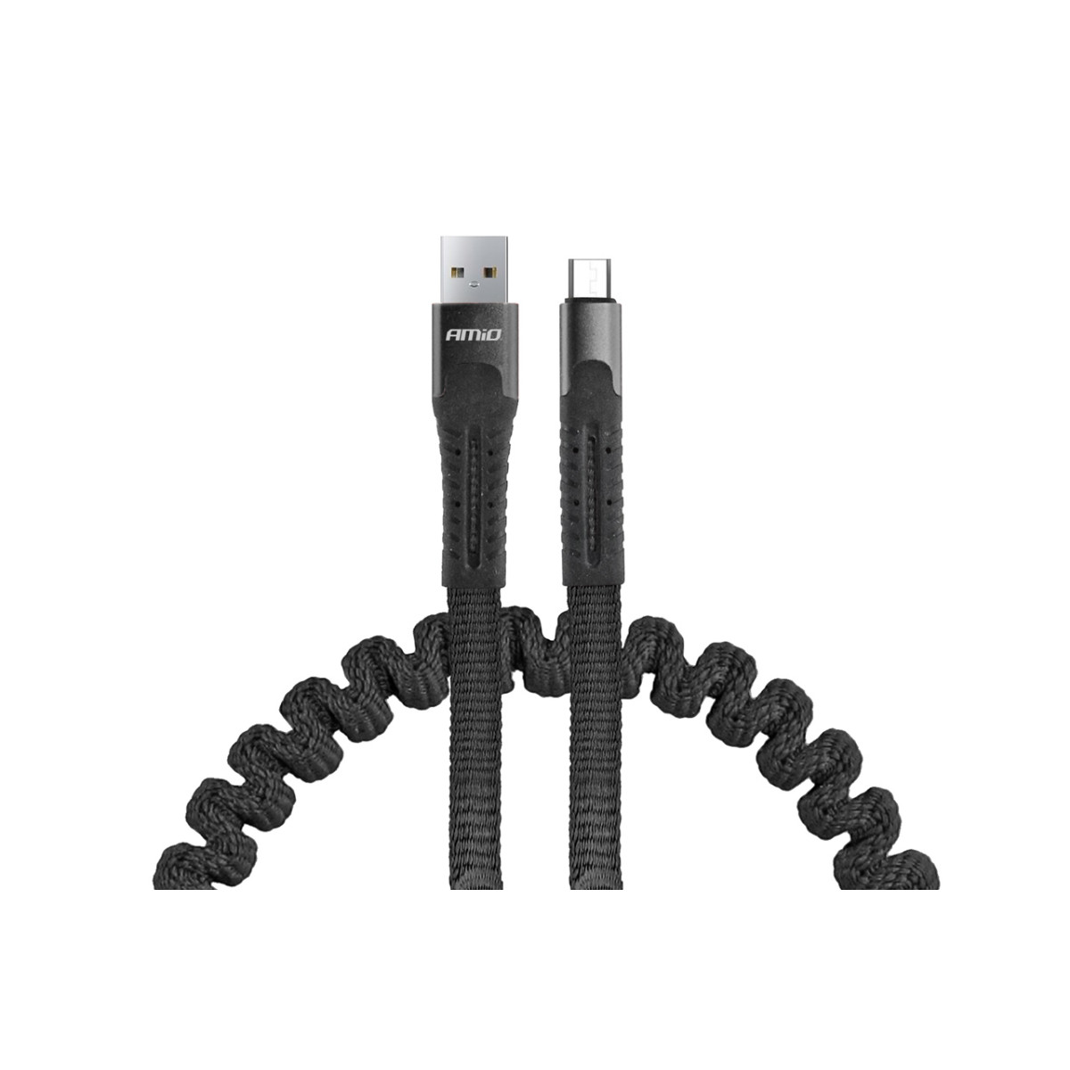 USB-Kabel – Micro-USB, federbelastet, 120 cm, UC-12 AMIO-02529