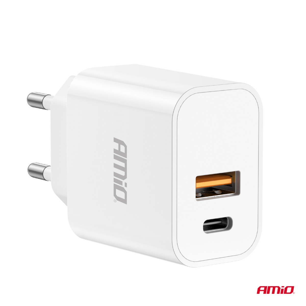 Wandladegerät PCH PRO-09 USB+USB-C 20W Schnellladung 230V