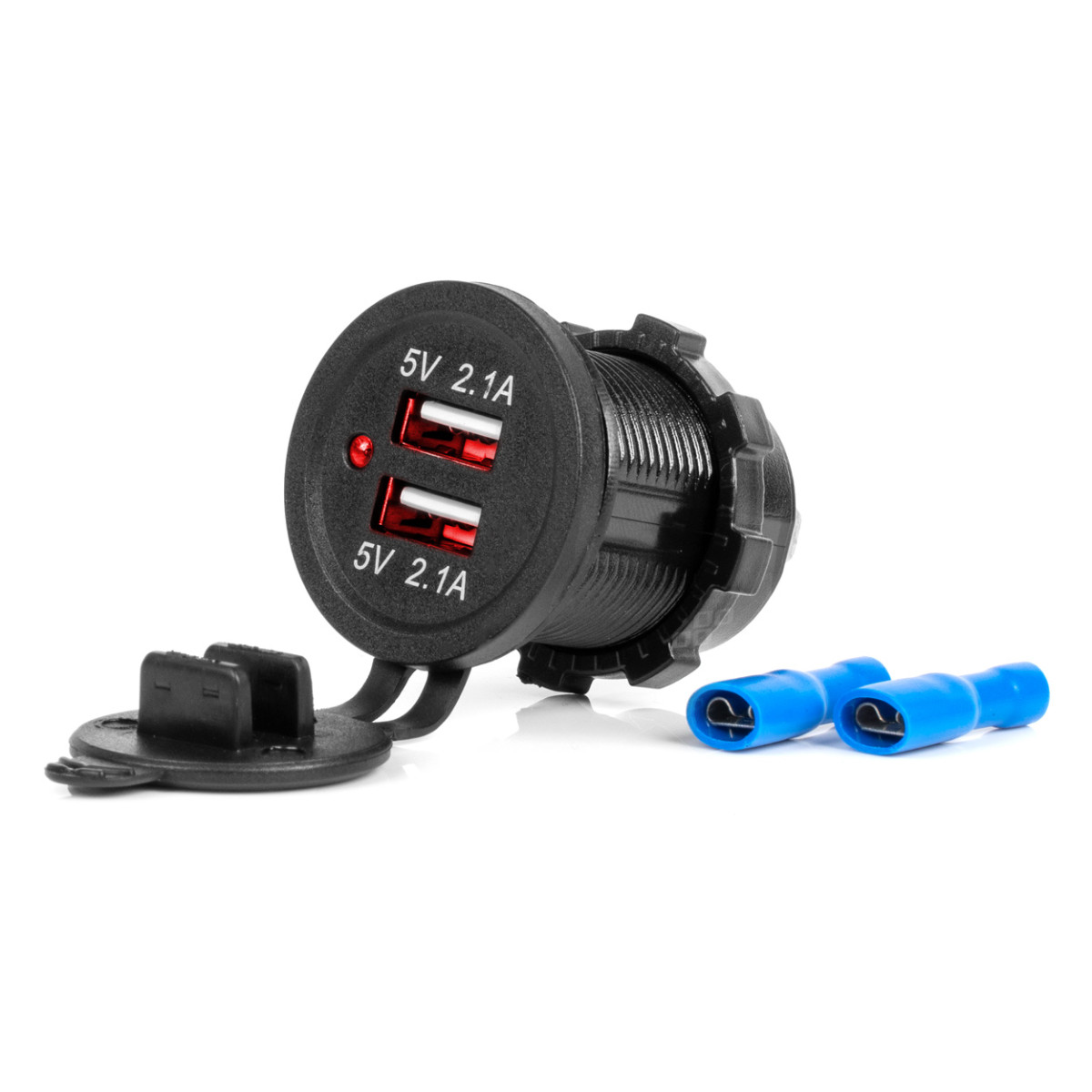 Wasserdichtes Handy-Ladegerät 2xUSB 12/24V MOD-04