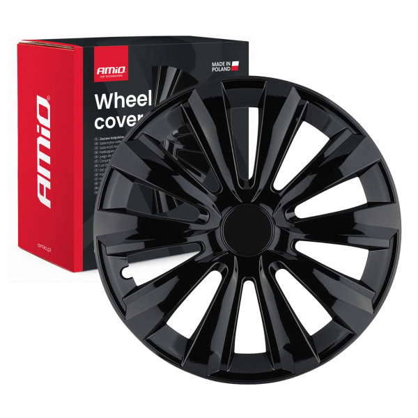 Radkappen 4 Stück DELTA BLACK 16" Radkappen 4 Stück DELTA BLACK 16"