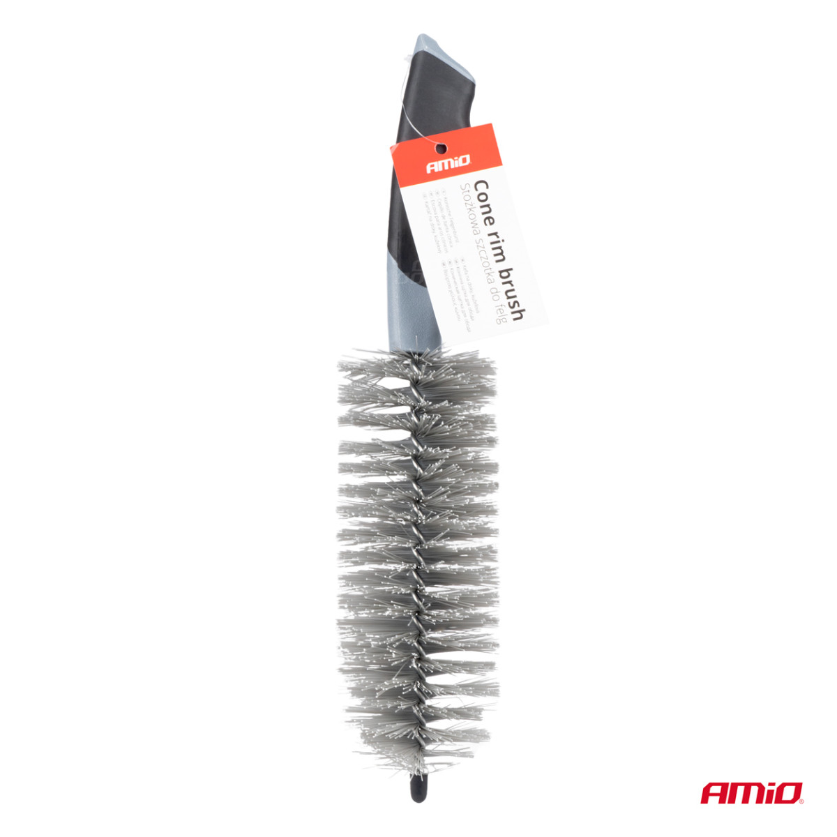 Schmale Bürste für Felgen und Radkappen 32,5 cm AMIO-04023