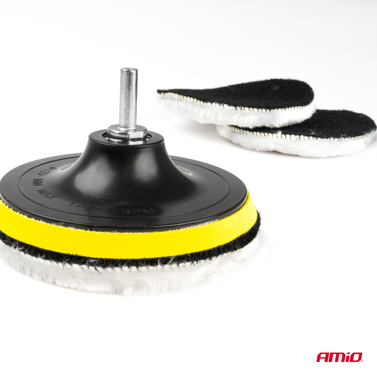 Wollpolierscheiben, 5 Stück.