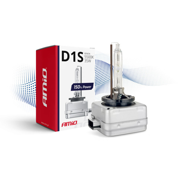 Xenonlampe D1S 5500K 150% LEISTUNG AMIO-01968