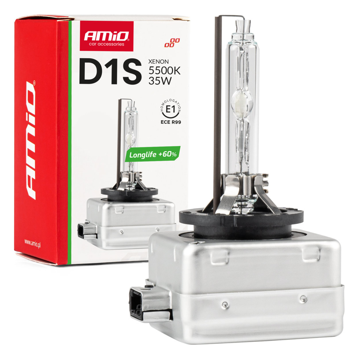 Xenonlampe D1S 5500K LONGLIFE AMIO-01969