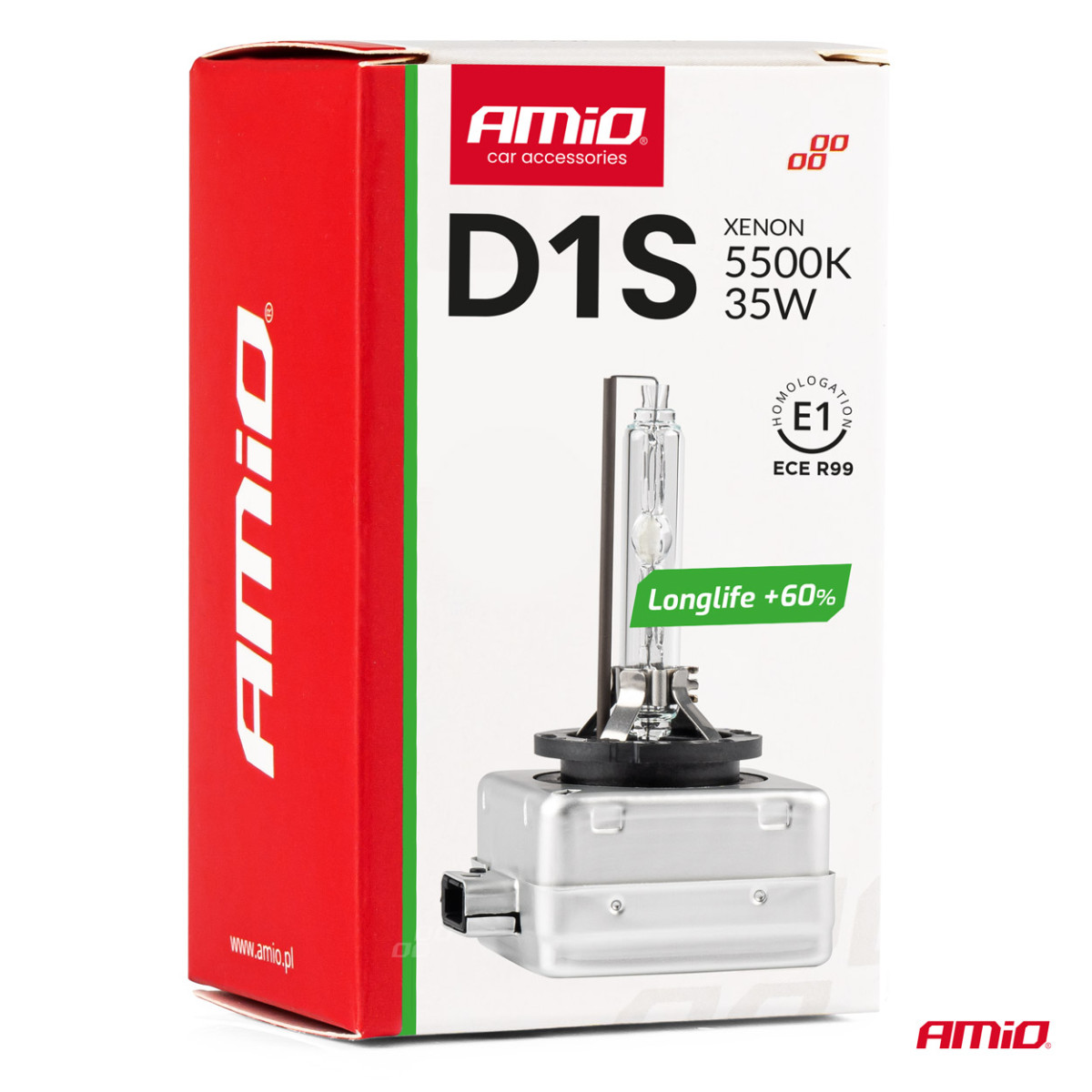 Xenonlampe D1S 5500K LONGLIFE AMIO-01969