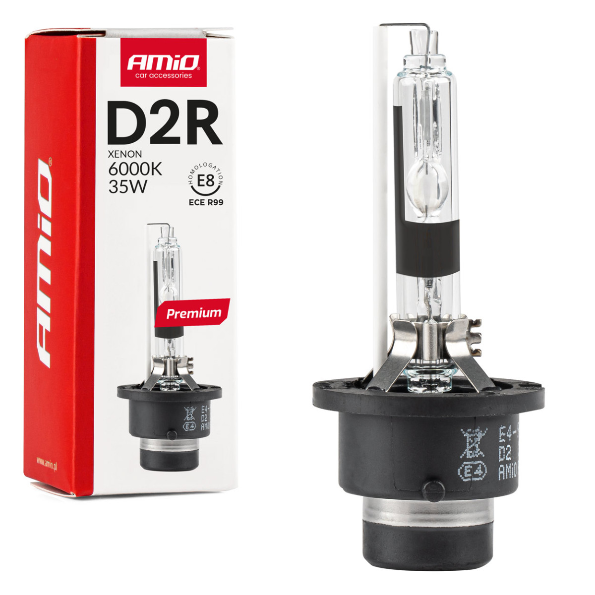 Xenonlampe D2R 6000K PREMIUM AMIO-01971