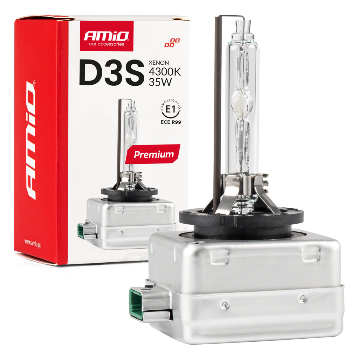 Xenonlampe D3S 4300K PREMIUM AMIO-01978