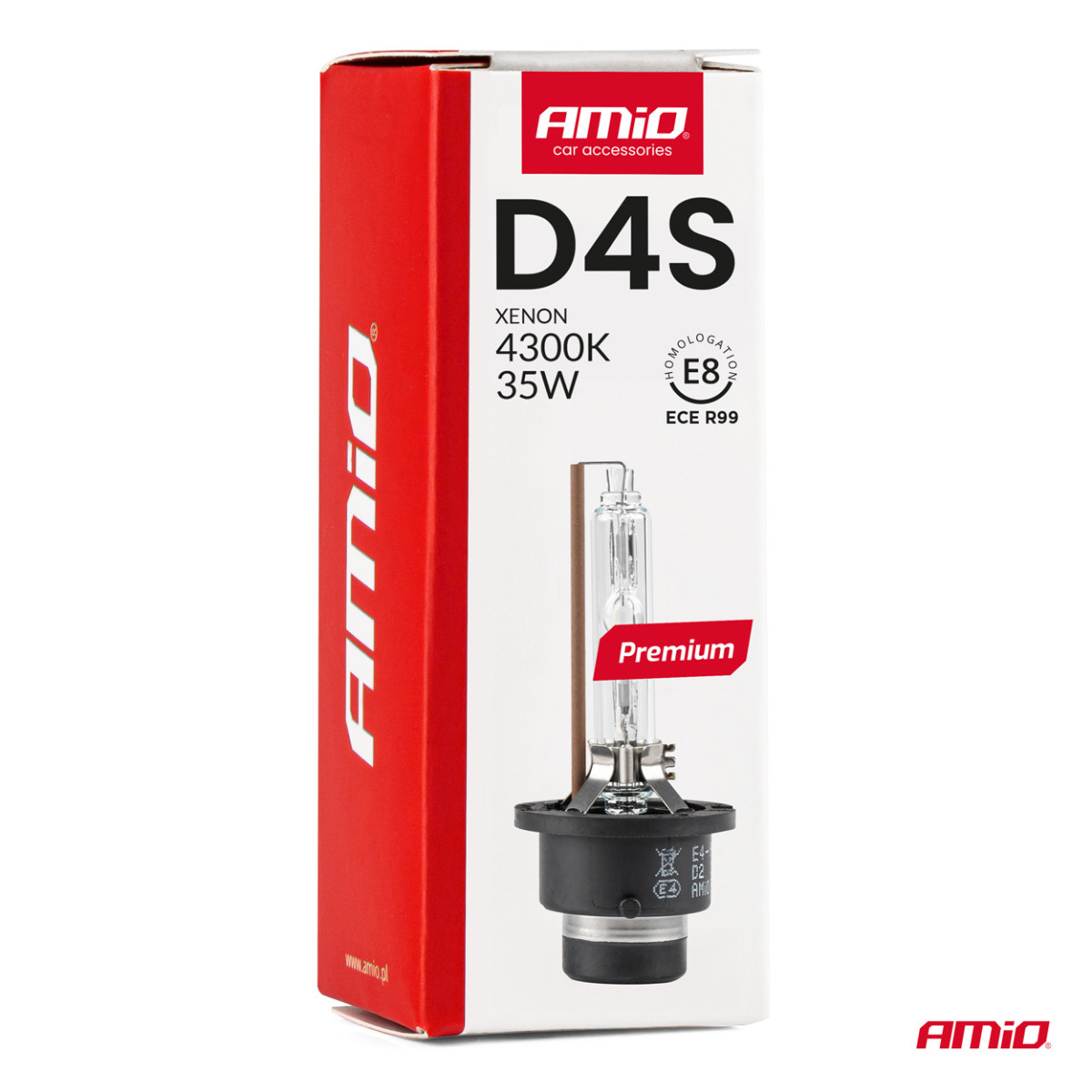 Xenonlampe D4S 4300K PREMIUM AMIO-01980