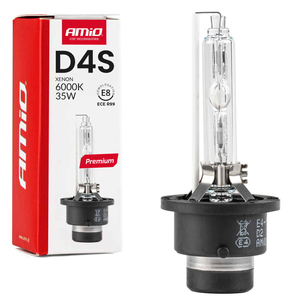 Xenonlampe D4S 6000K PREMIUM AMIO-01981