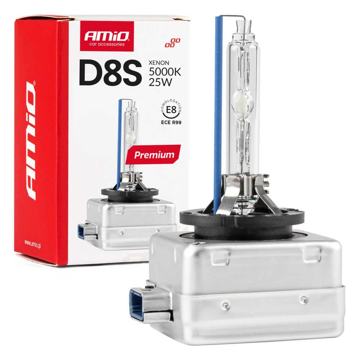 Xenonlampe D8S 5000K PREMIUM AMIO-02395