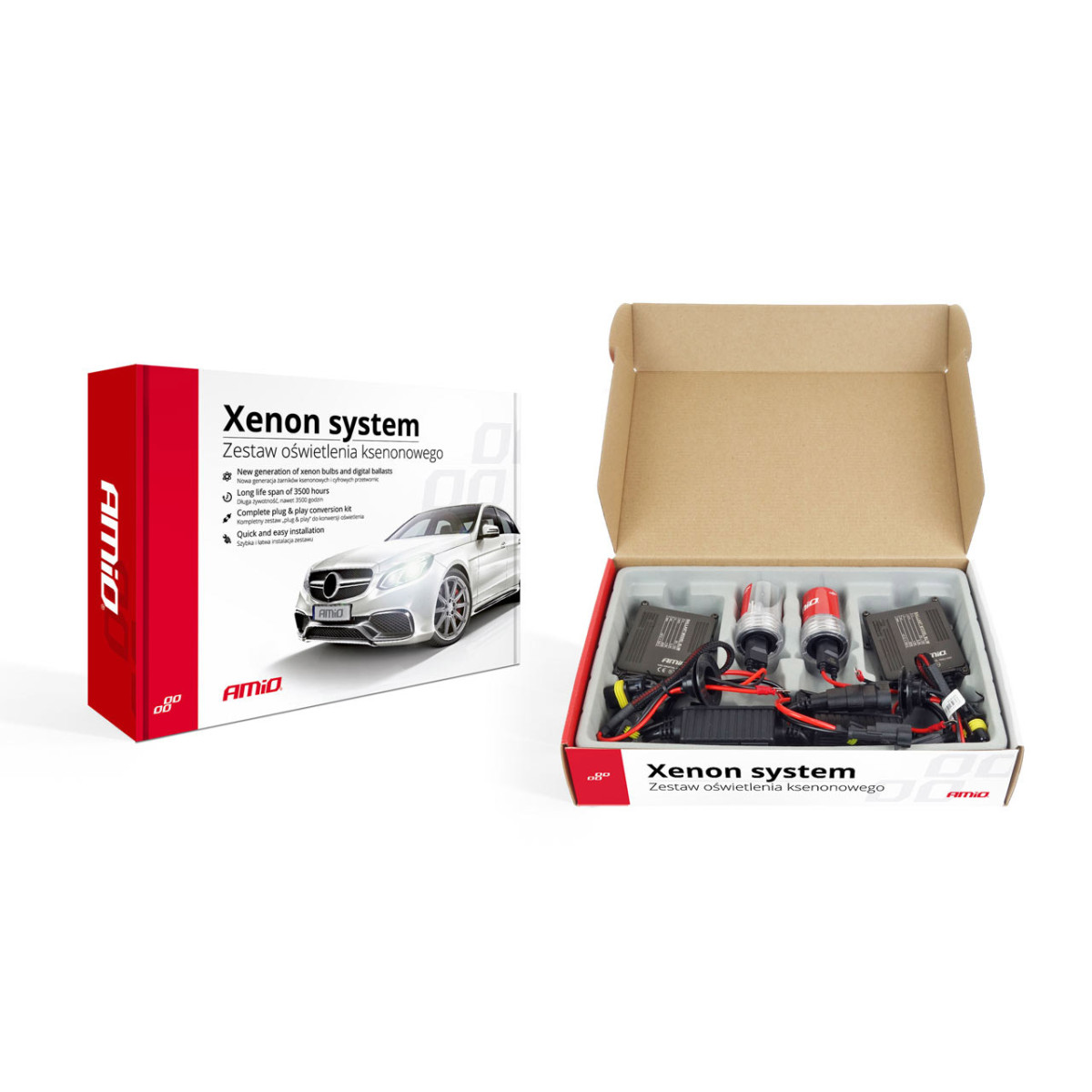 Xenon-Kit S1068 CANBUS H8 H9 H11 6000K, AMIO-01915