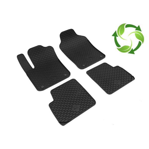 Gummimatten Fiat 500 Hybrid (seit 2020), 4pc,