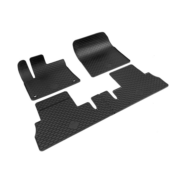 Gummimatten Peugeot e-RIFTER seit 2020, (oval clips) 4pc,