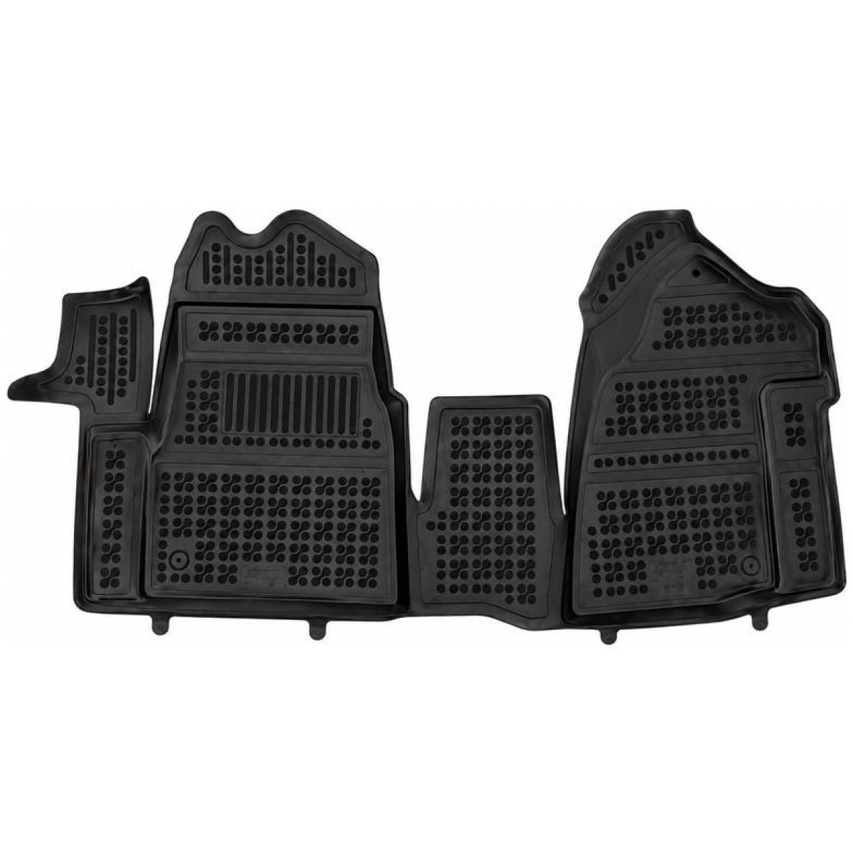 Gummimatten Renault Master IV seit 2024 (3 sitzer, vorderen, with an extra material on the driver side)