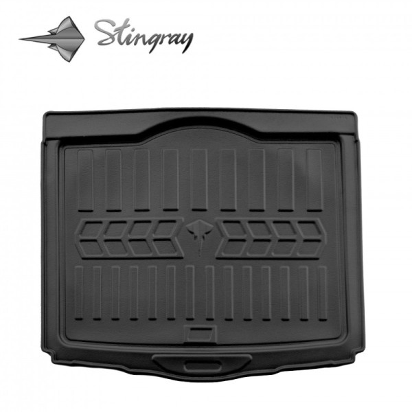 Kofferraummatte 3D aus Gummi JEEP Renegade seit 2014 (lower trunk) / 6046061 / erhöhte kanten