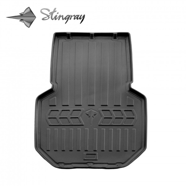 Kofferraummatte 3D aus Gummi TESLA Model S 2012-2021 ( trunk 2WD) / 6050061 / erhöhte kanten