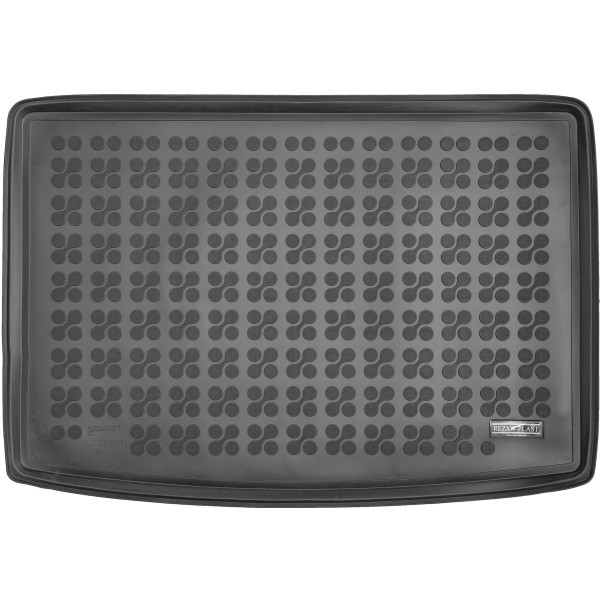 Kofferraummatte aus Gummi Renault Megane IV E-TECH ELECTRIC seit 2022 (einstufiger kofferraum, the storage compartment under the trunk floor)