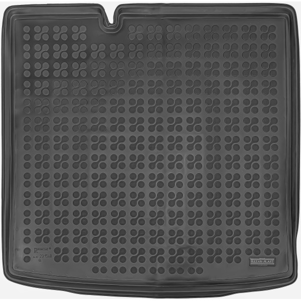 Kofferraummatte aus Gummi Skoda Enyaq iV SUV, electric version seit 2022 (einstufiger kofferraum, storage space under the boot floor)