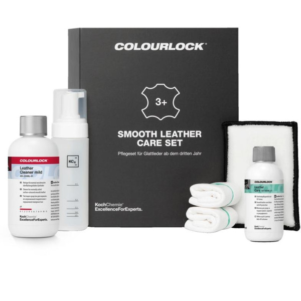KOCH CHEMIE Colourlock Smooth Leather Care Set, Glattleder-Pflegeset